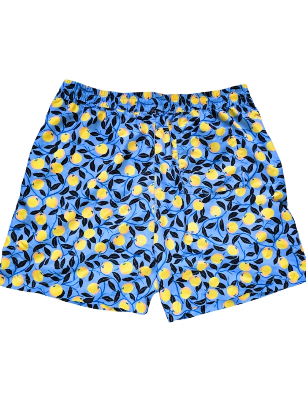 Summersalt x Diane Von Furstenberg Mens Lemon Print Swim Trunks XL Extra Large